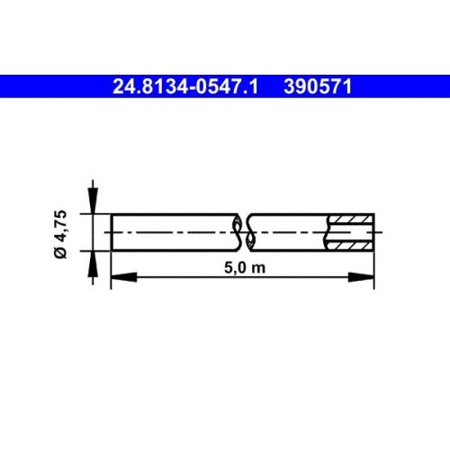 Bremsleitung ATE 24.8134-0547.1