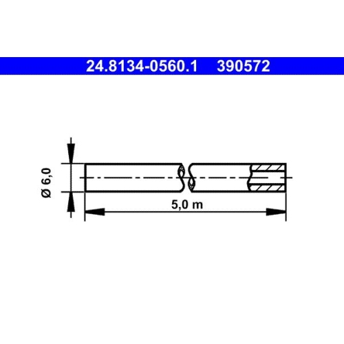 Bremsleitung ATE 24.8134-0560.1