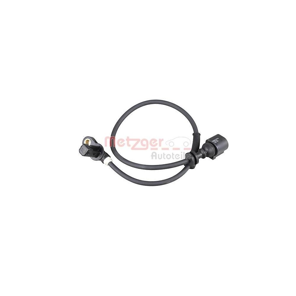 Sensor, Raddrehzahl METZGER 09001452 für FORD VAG, Vorderachse