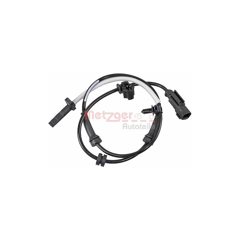 Sensor, Raddrehzahl METZGER 09001454 GREENPARTS für TESLA, Vorderachse