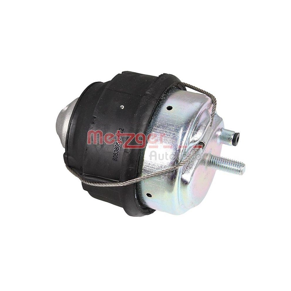 Lagerung, Motor METZGER 8053805 für VOLVO, unten, vorne