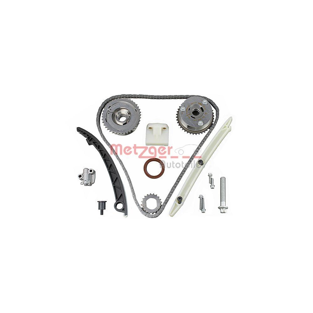 Steuerkettensatz METZGER 7490005 GREENPARTS f&uuml;r OPEL VAUXHALL CHEVROLET