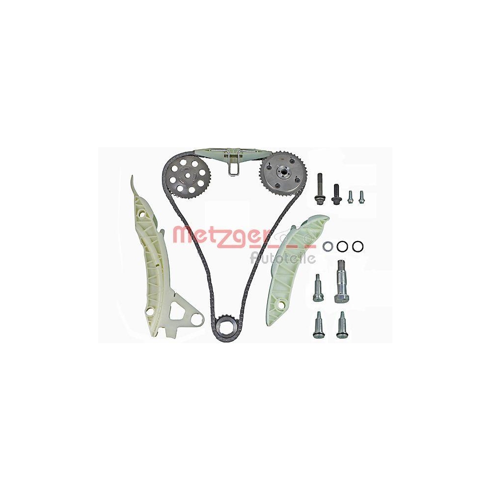 Steuerkettensatz METZGER 7490011 GREENPARTS für CITROËN PEUGEOT MINI DS