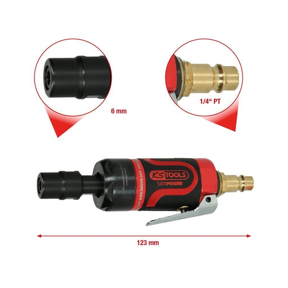 Stabschleifer (Druckluft) KS TOOLS 515.5530 für