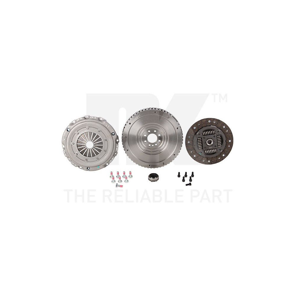 Kupplungssatz NK 133714 4 in 1 kit (3 in 1 kit + Rigid Flywheel) für PEUGEOT