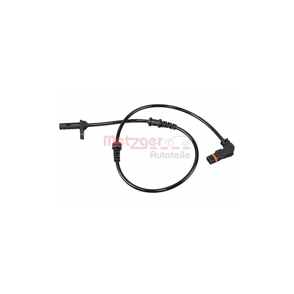 Sensor, Raddrehzahl METZGER 09001469 für MERCEDES-BENZ, Vorderachse