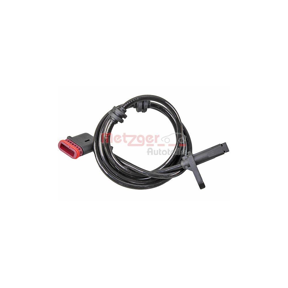 Sensor, Raddrehzahl METZGER 09001470 für MERCEDES-BENZ, Hinterachse