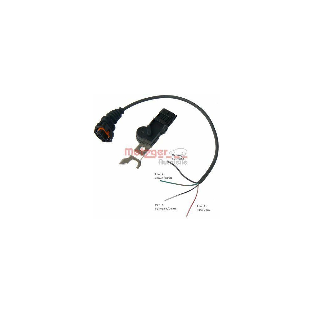 Sensor, Nockenwellenposition METZGER 0903007 ORIGINAL ERSATZTEIL für OPEL