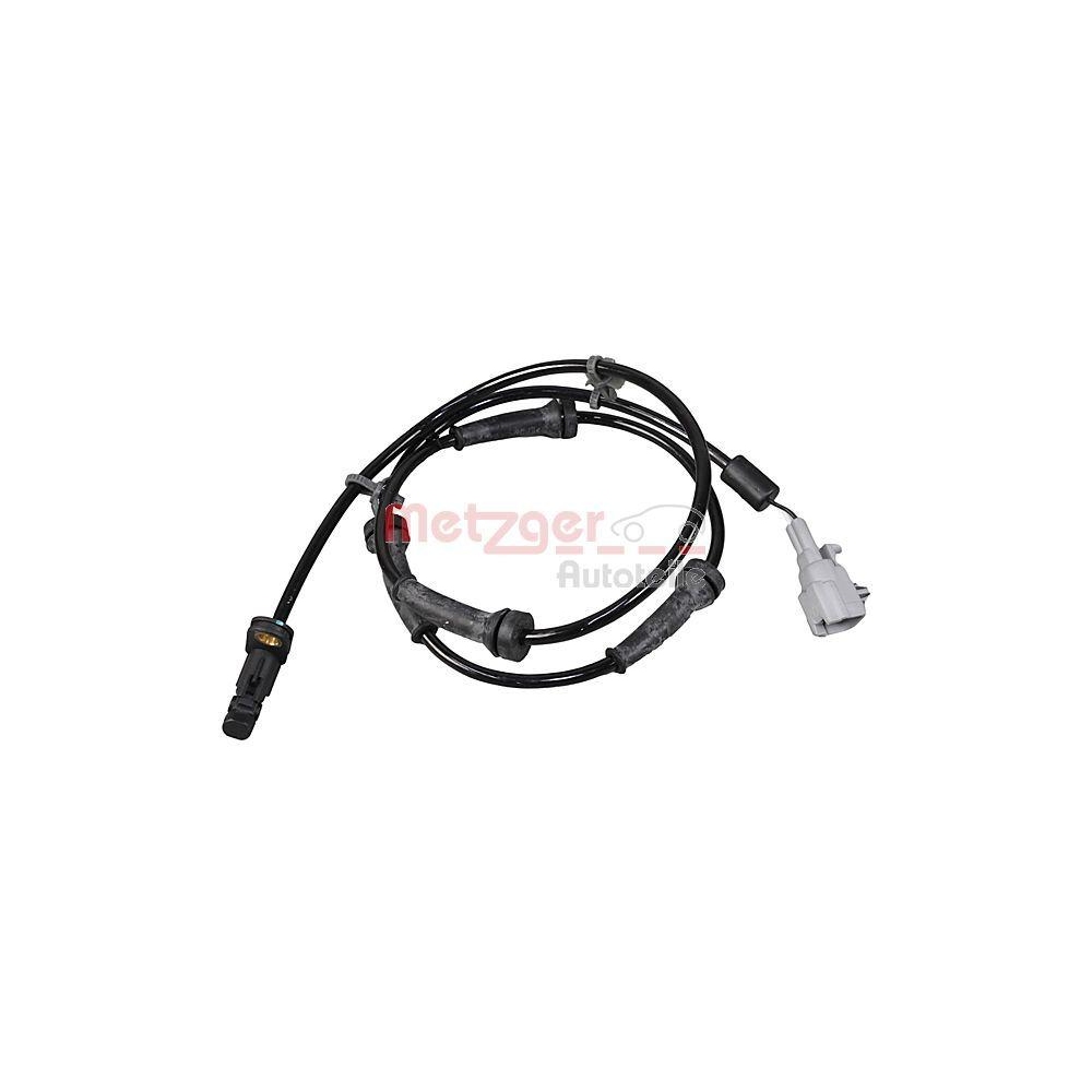 Sensor, Raddrehzahl METZGER 09001473 für NISSAN, Hinterachse