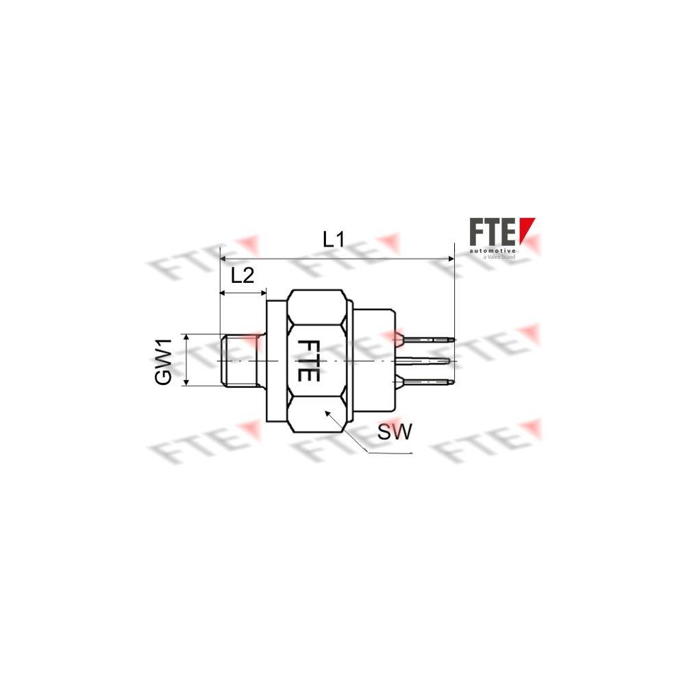 Bremslichtschalter FTE H00006 für IVECO KÄSSBOHRER VW CASE IH O & K STEINBOCK