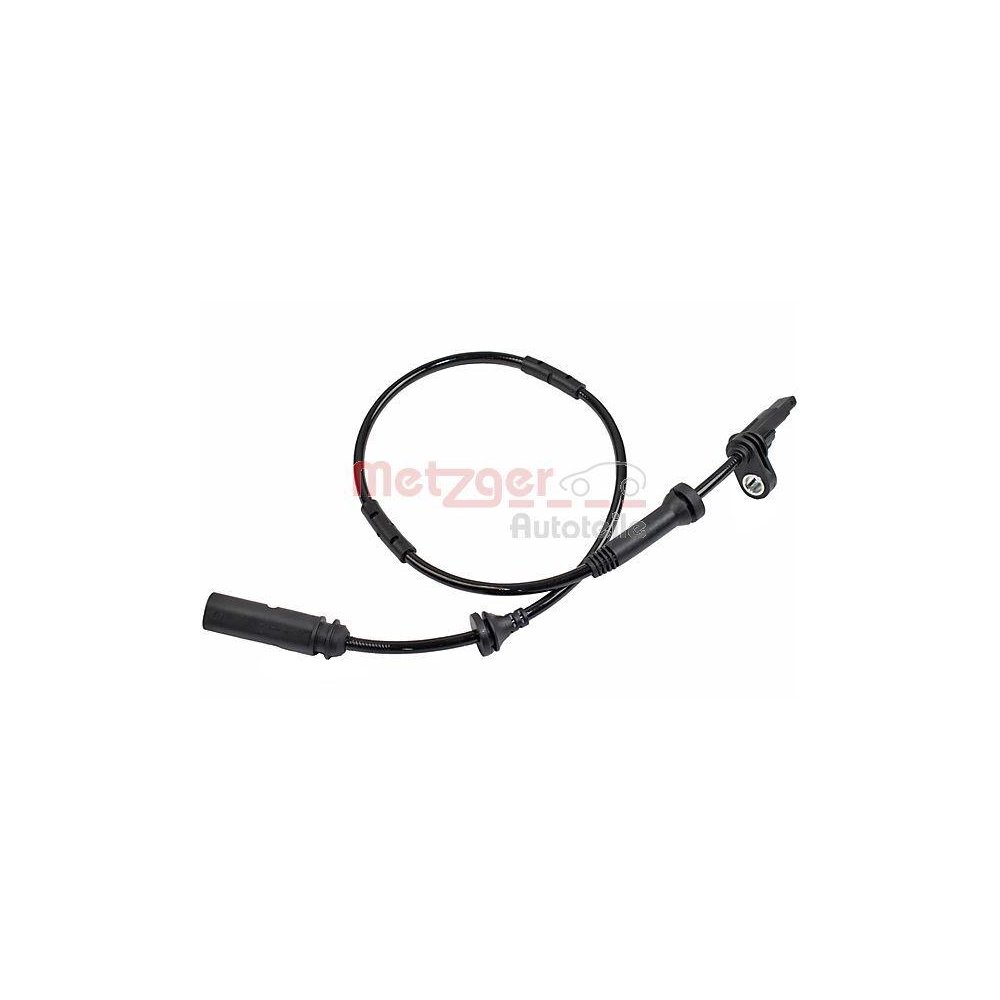 Sensor, Raddrehzahl METZGER 09001476 für BMW, Hinterachse