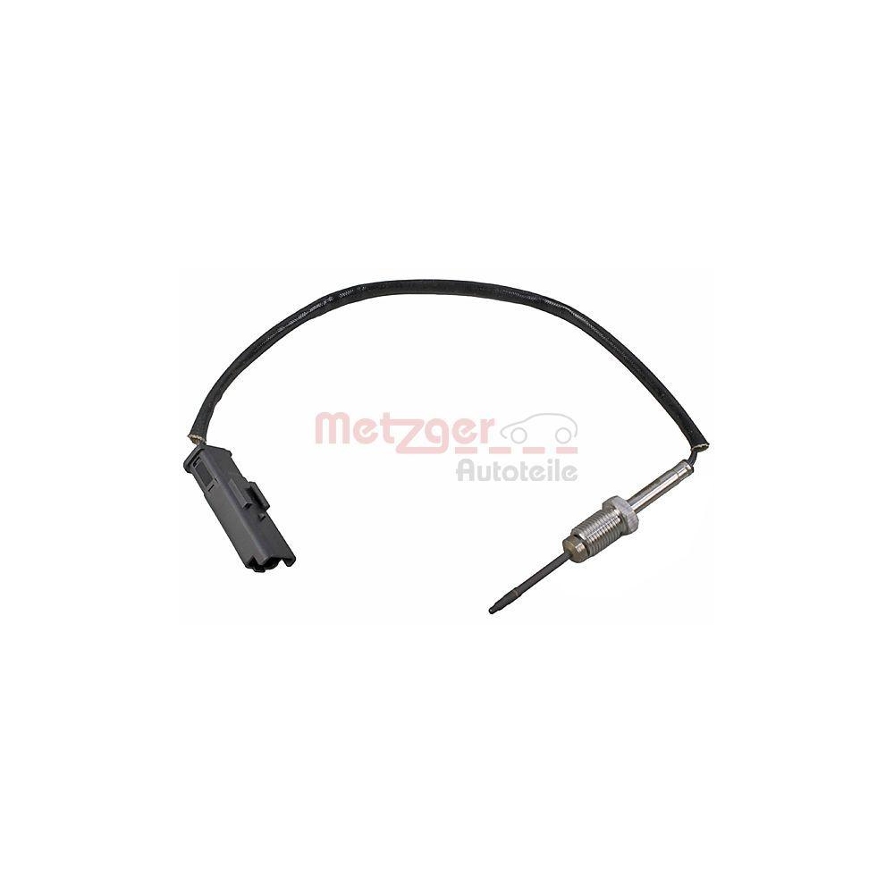 Sensor, Abgastemperatur METZGER 0894984 für CITROËN PEUGEOT, hinten