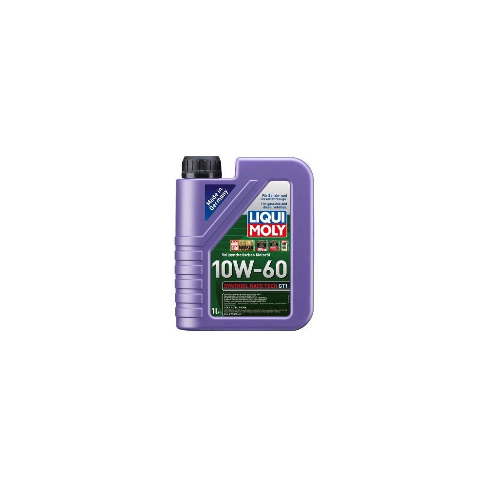 Liqui Moly 1x LM1390 1l synthetisches Motoröl Synthoil Race Tech GT1 10W-60