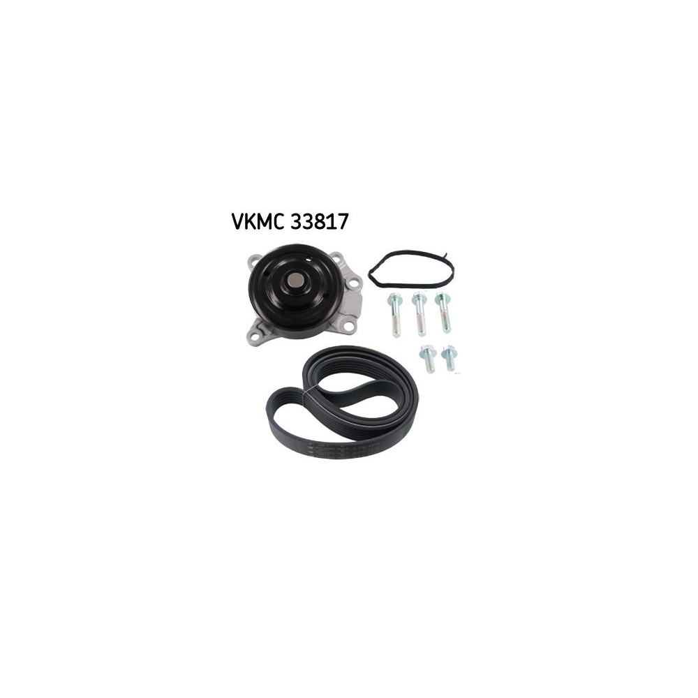 Wasserpumpe + Keilrippenriemensatz SKF VKMC 33817 für CITROËN DAIHATSU PEUGEOT