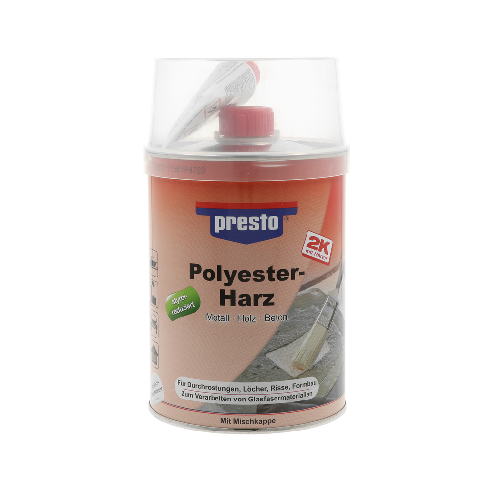 Universalspachtel PRESTO 600528 presto Polyesterharz 1000g + H