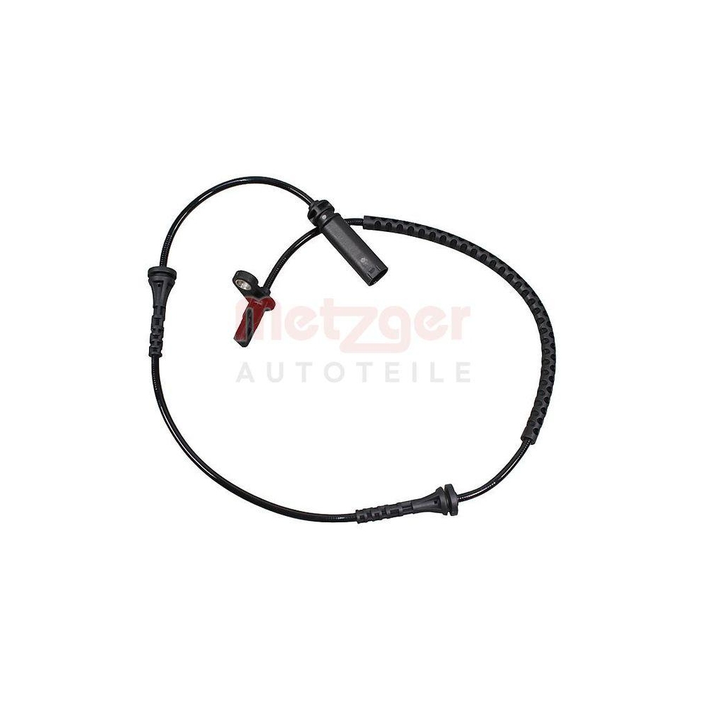 Sensor, Raddrehzahl METZGER 09001497 GREENPARTS für BMW, Vorderachse