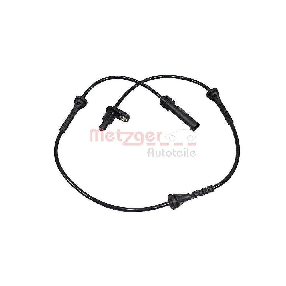 Sensor, Raddrehzahl METZGER 09001498 GREENPARTS für BMW, Vorderachse