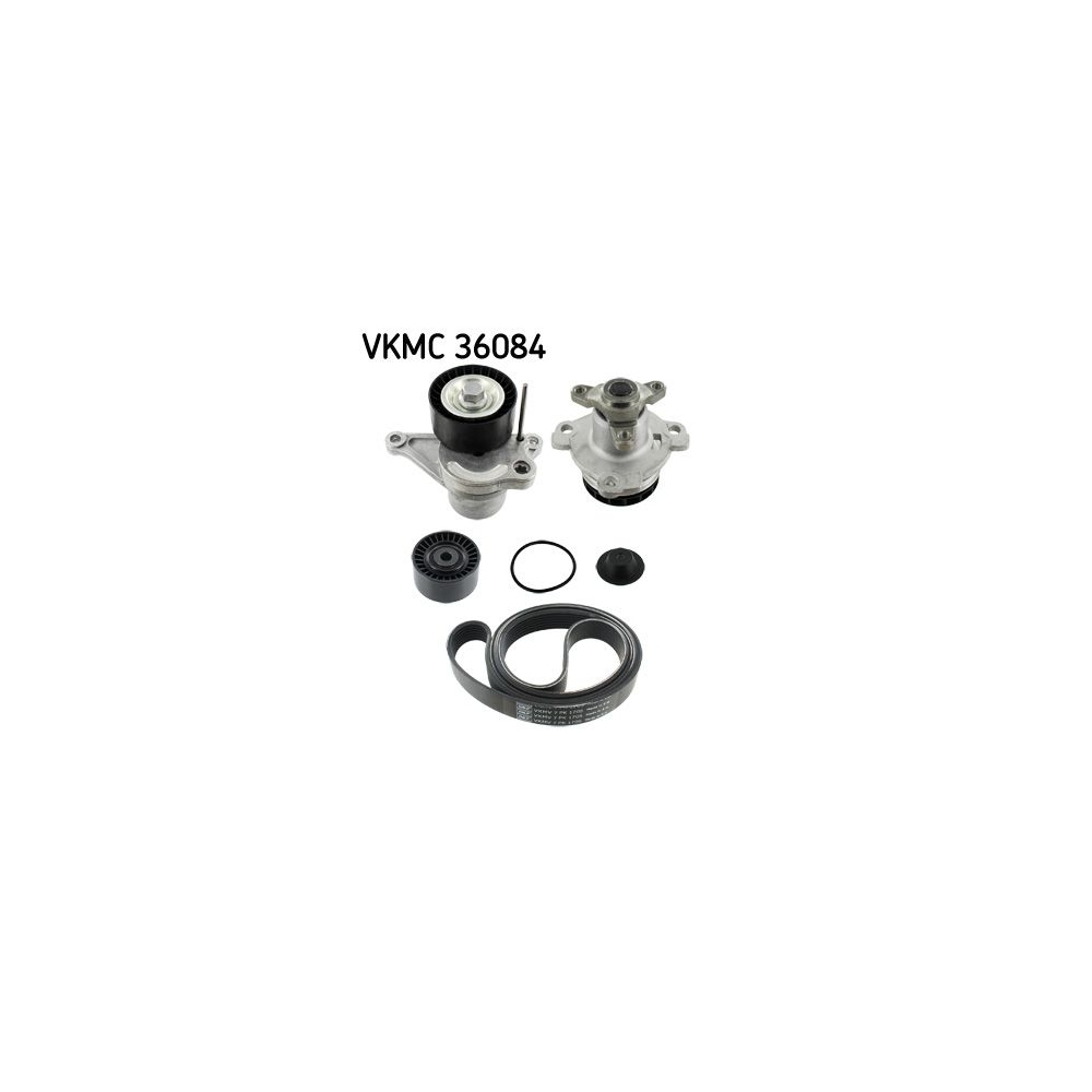 Wasserpumpe + Keilrippenriemensatz SKF VKMC 36084 für NISSAN OPEL RENAULT DACIA