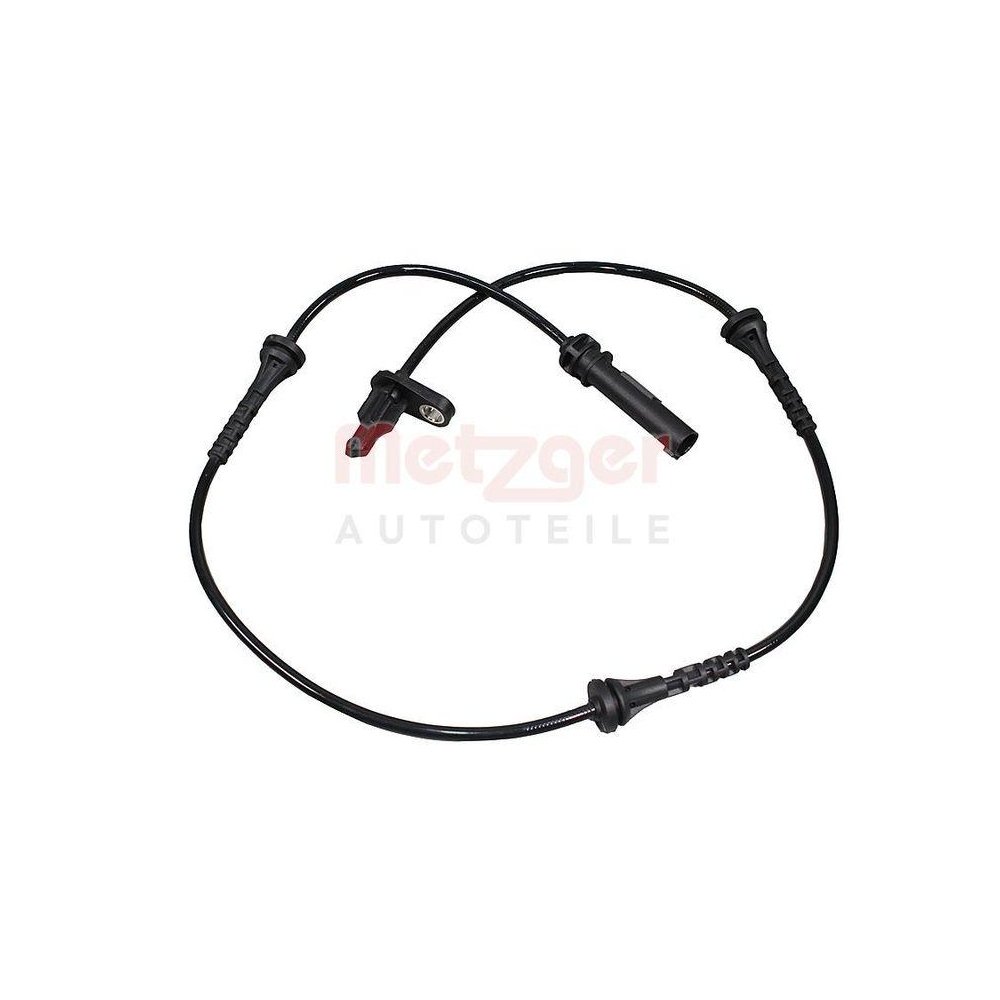 Sensor, Raddrehzahl METZGER 09001498 GREENPARTS für BMW, Vorderachse