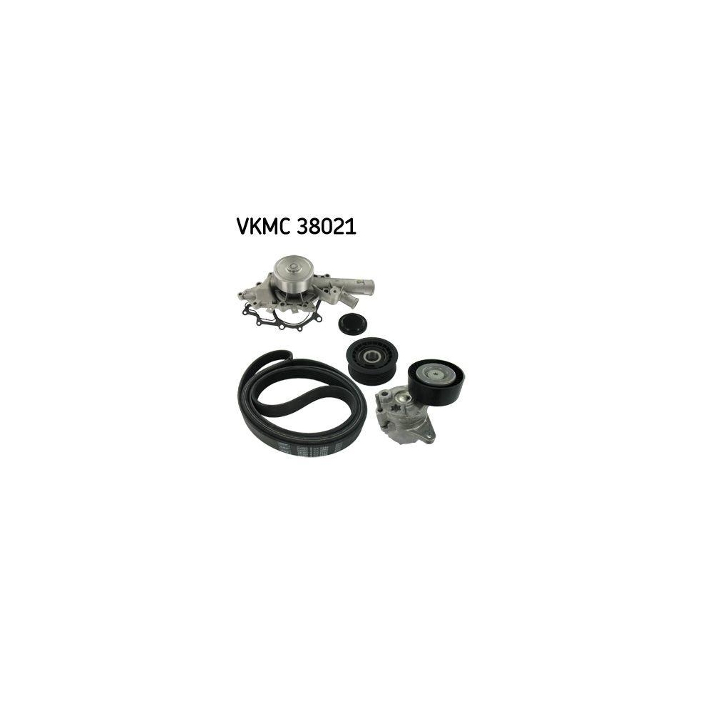 Wasserpumpe + Keilrippenriemensatz SKF VKMC 38021 für AUDI CHRYSLER FIAT LANCIA