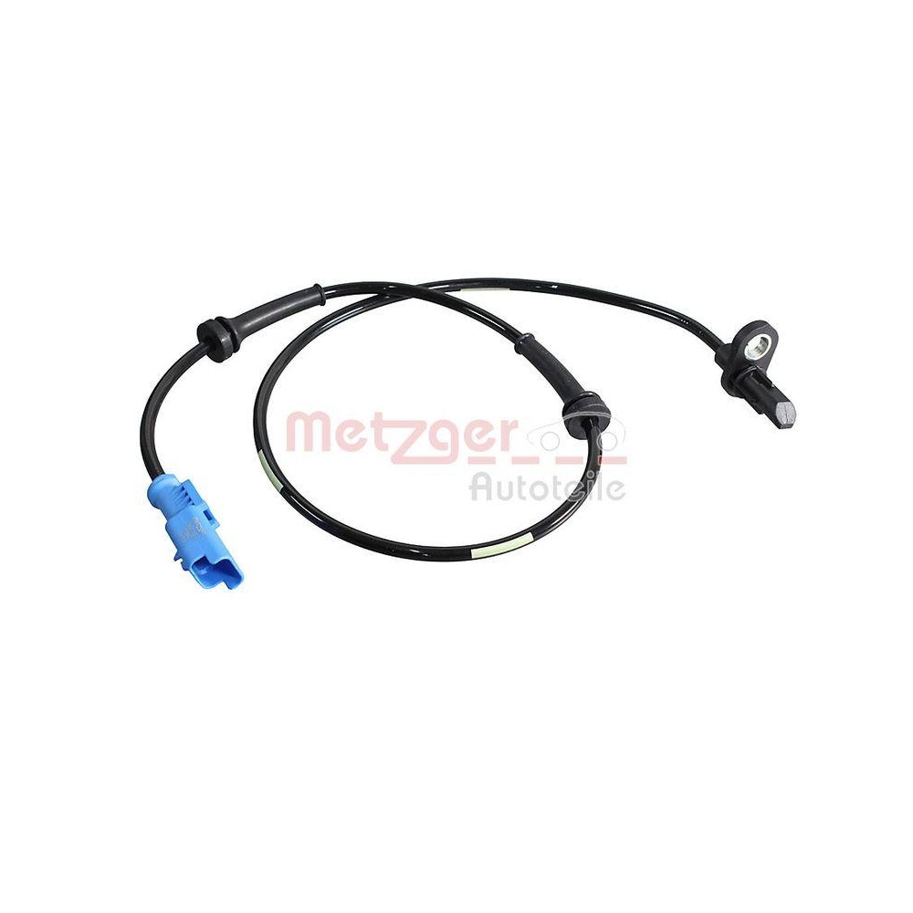 Sensor, Raddrehzahl METZGER 09001502 für CITROËN OPEL PEUGEOT, Hinterachse