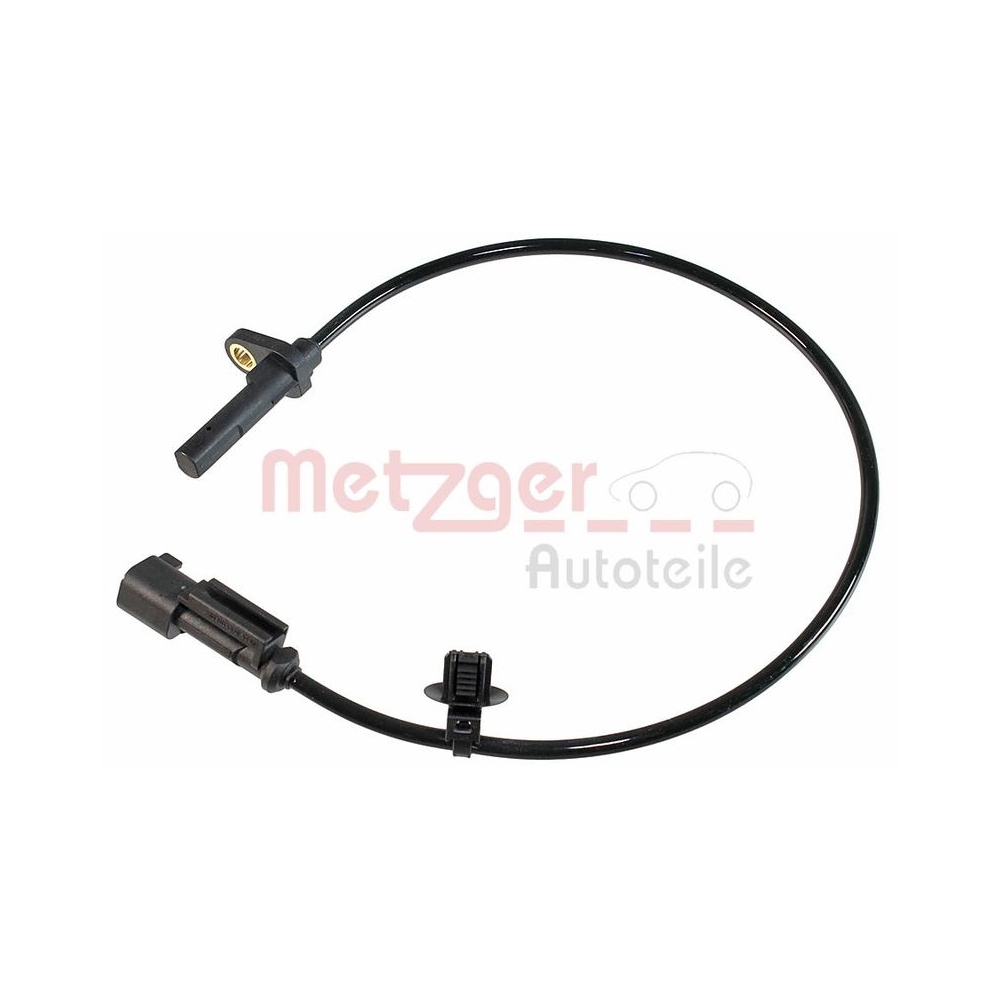 Sensor, Raddrehzahl METZGER 09001512 für FORD, Hinterachse