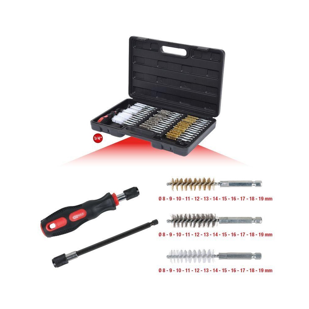 Reinigungsbürsten-Satz KS TOOLS 340.0010