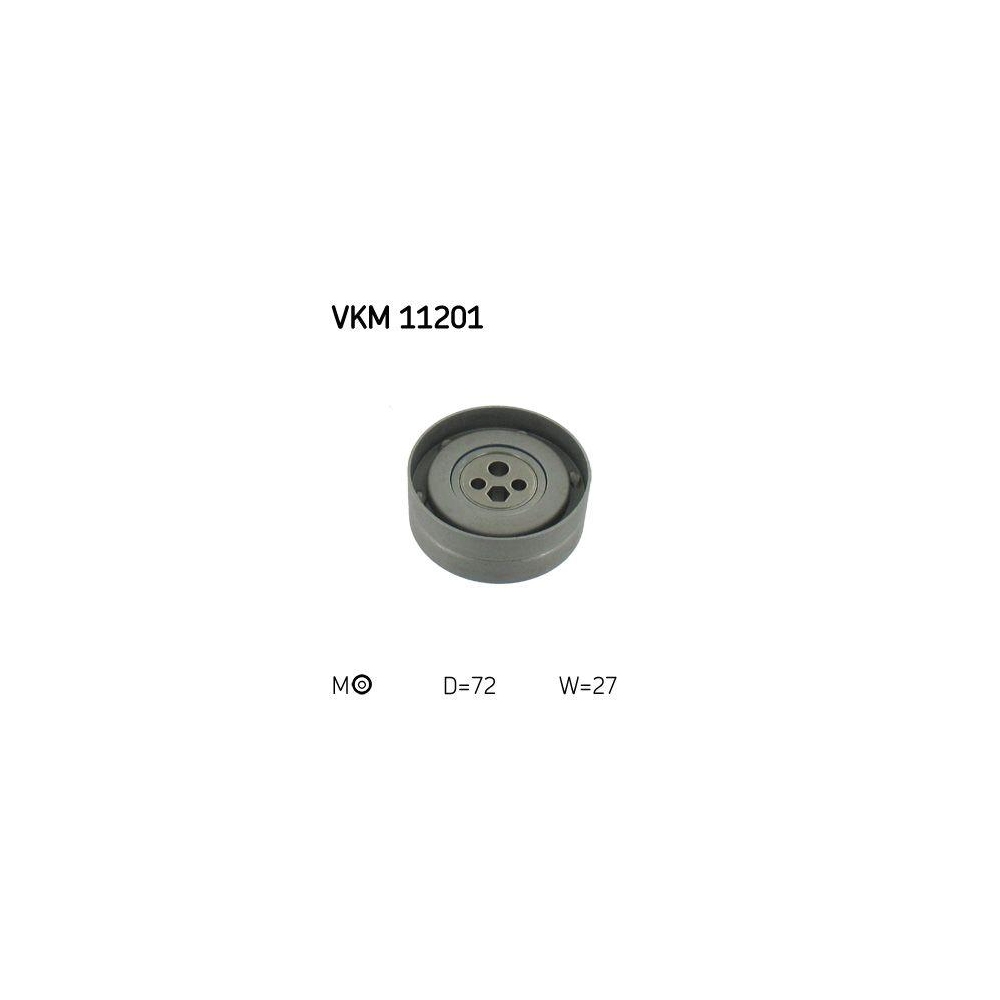 Spannrolle, Zahnriemen SKF VKM 11201 für AUDI SEAT SKODA VW, links unten