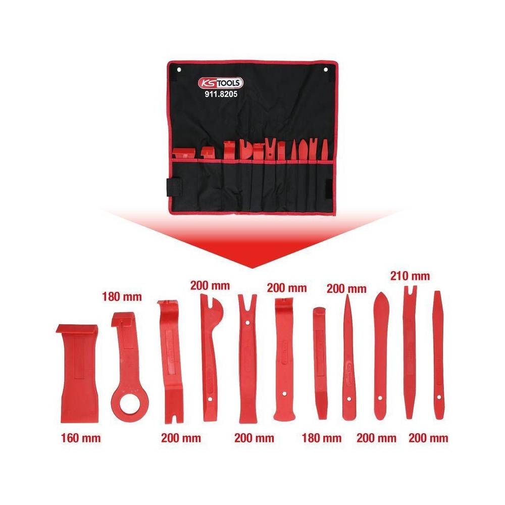 Montagekeilsatz KS TOOLS 911.8205