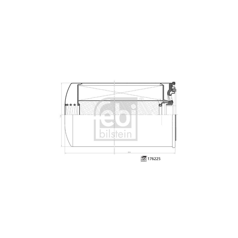 Kraftstofffilter FEBI BILSTEIN 176225 für MTU