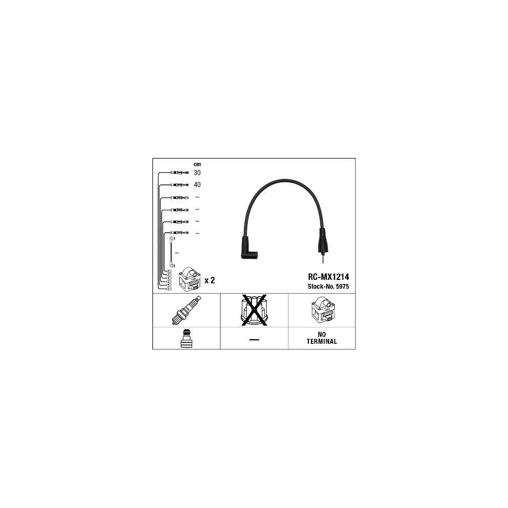 Zündleitungssatz NGK 5975