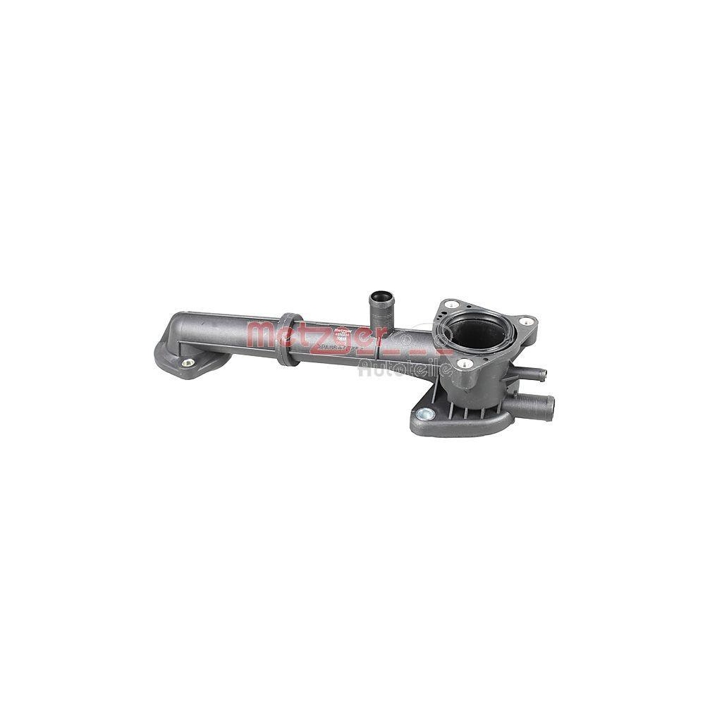 Thermostatgehäuse METZGER 4010234 für HYUNDAI, Zylinderkopf