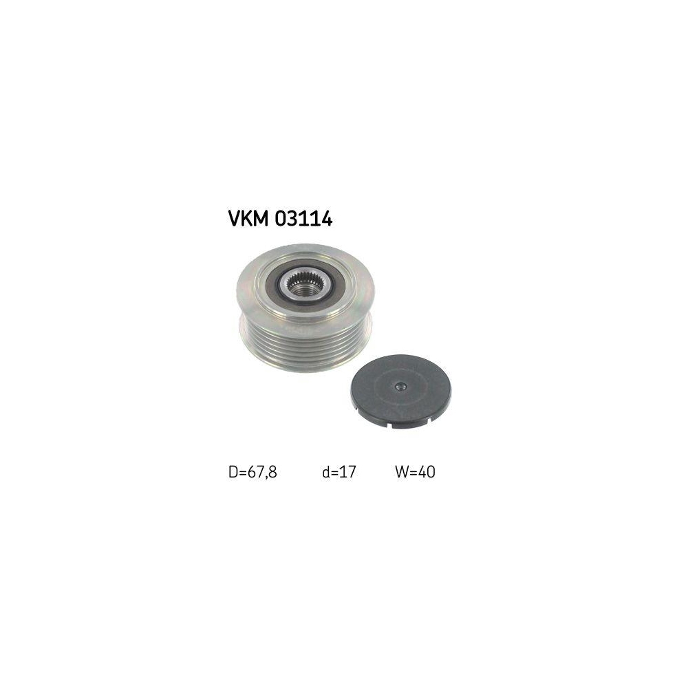 Generatorfreilauf SKF VKM 03114 für AUDI SEAT SKODA VOLVO VW