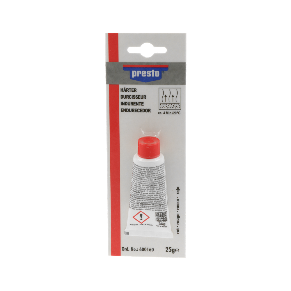 Härter, Spachtelmasse PRESTO 600160 presto Härter rot 25g gebl.