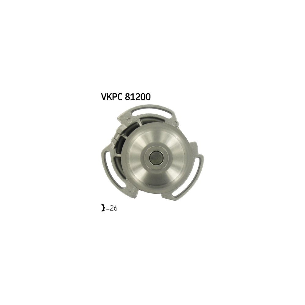 Wasserpumpe SKF VKPC 81200 für AUDI SEAT SKODA VW