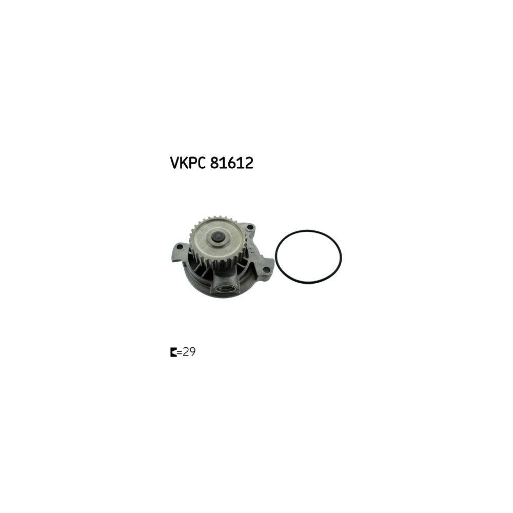 Wasserpumpe SKF VKPC 81612 für AUDI SEAT SKODA VW