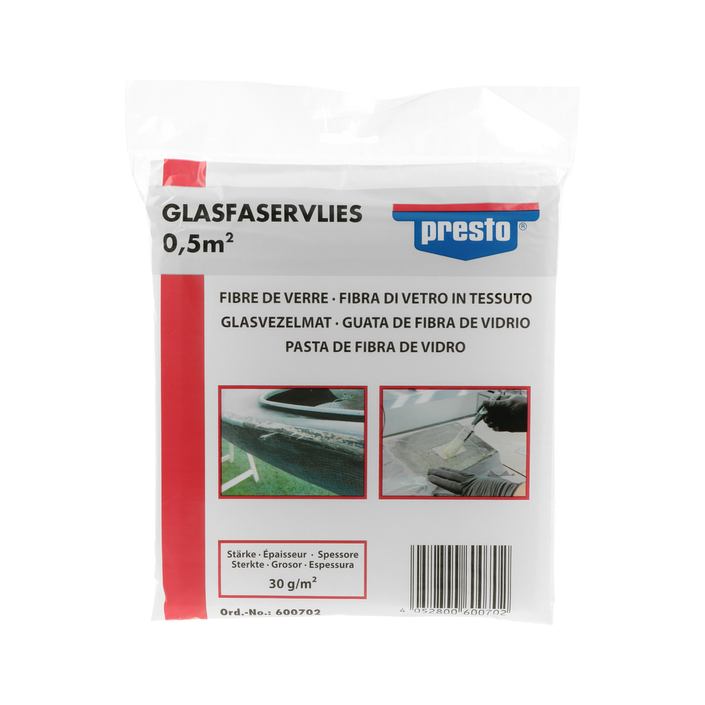 Glasfaserspachtel PRESTO 600702 presto Glasfaservlies 0,5 qm