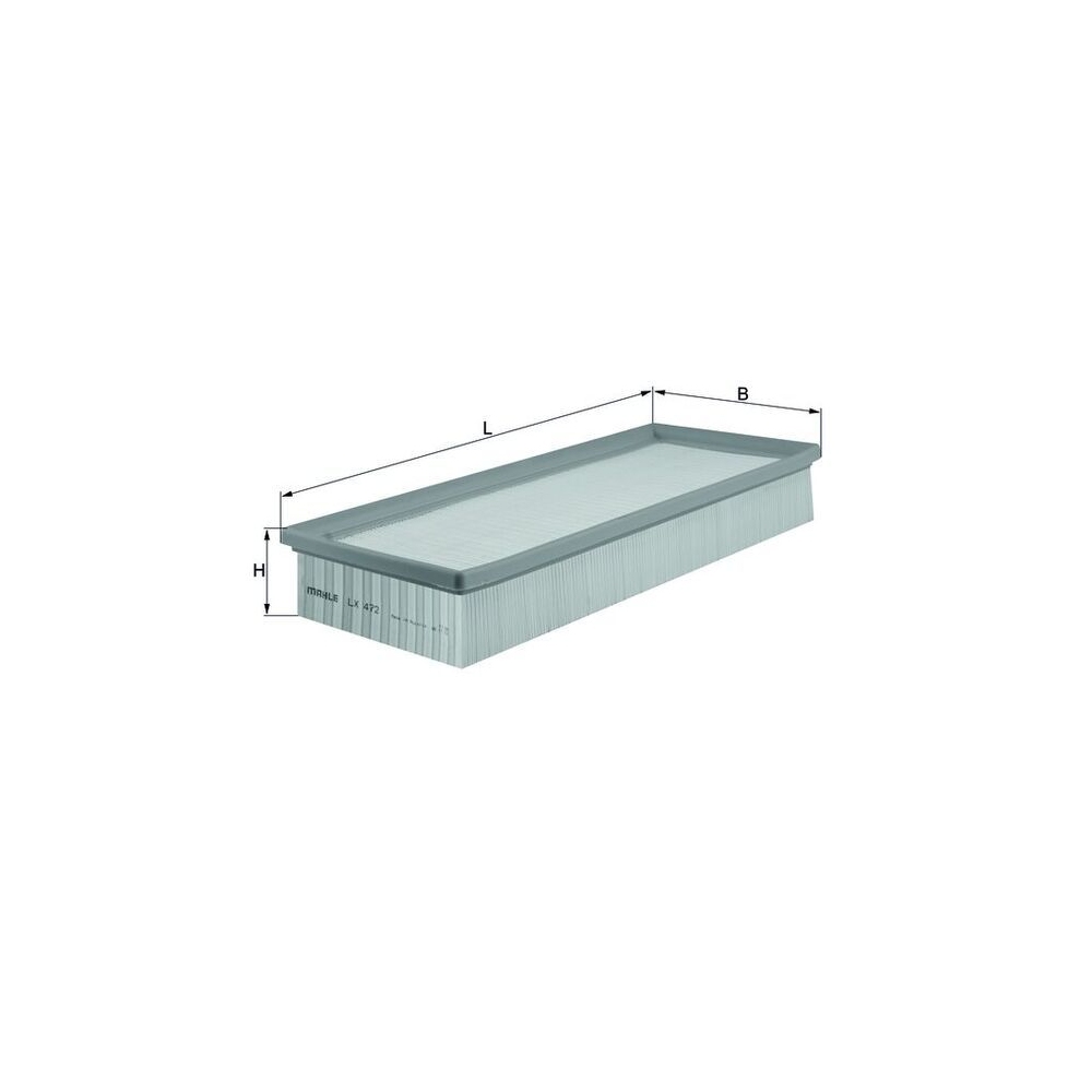 Luftfilter KNECHT LX 472 für MERCEDES-BENZ