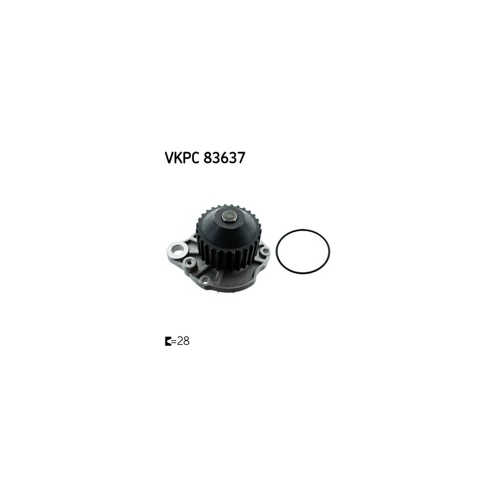 Wasserpumpe SKF VKPC 83637 für CITROËN PEUGEOT RENAULT