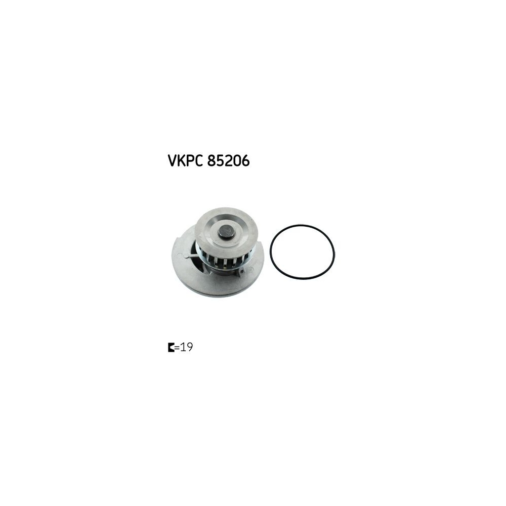 Wasserpumpe SKF VKPC 85206 für OPEL VAUXHALL DAEWOO