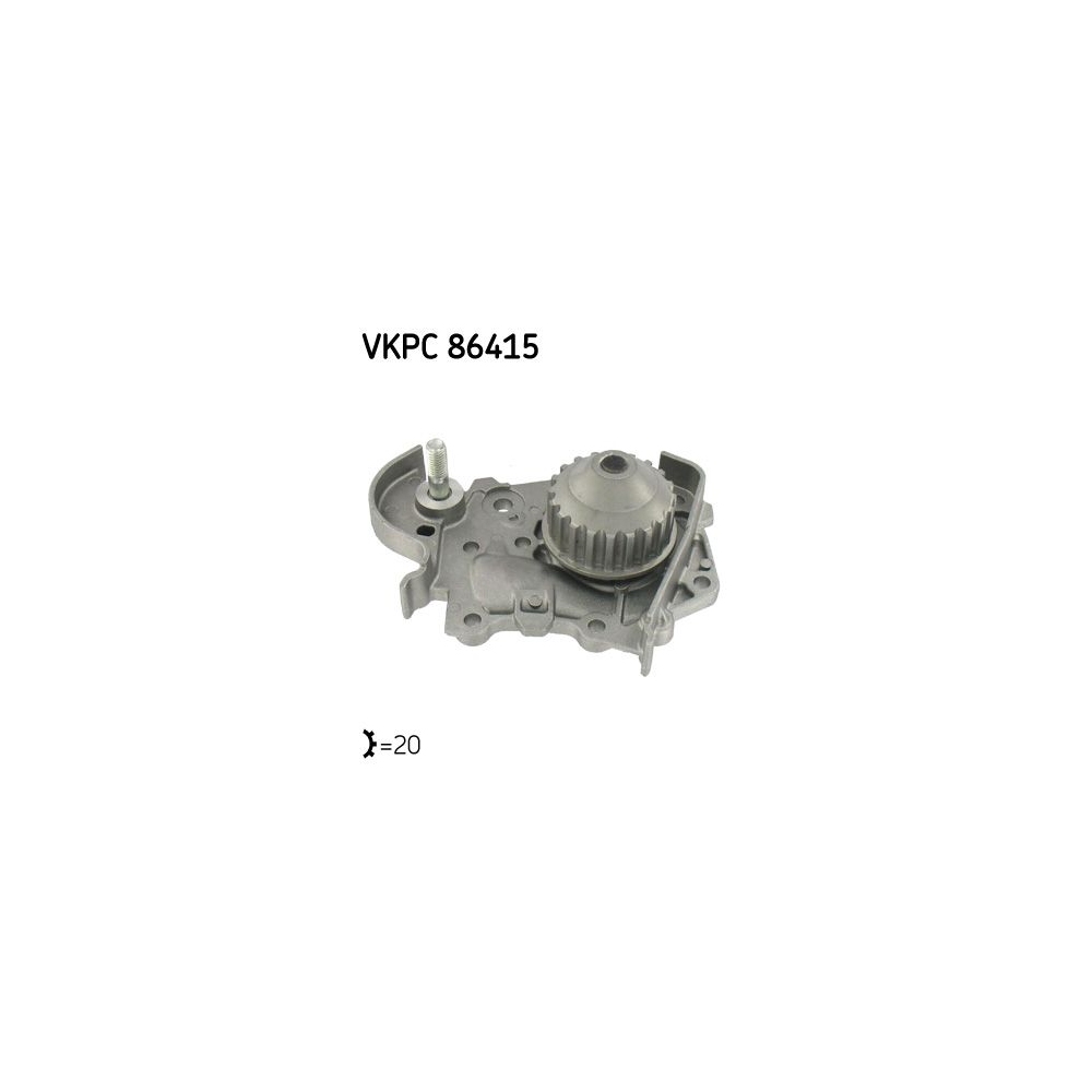 Wasserpumpe SKF VKPC 86415 für RENAULT