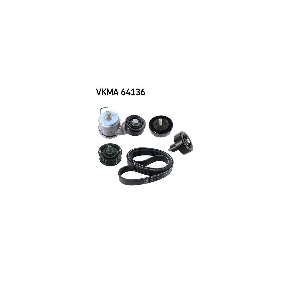 Keilrippenriemensatz SKF VKMA 64136 für OPEL VAUXHALL CHEVROLET HYUNDAI KIA