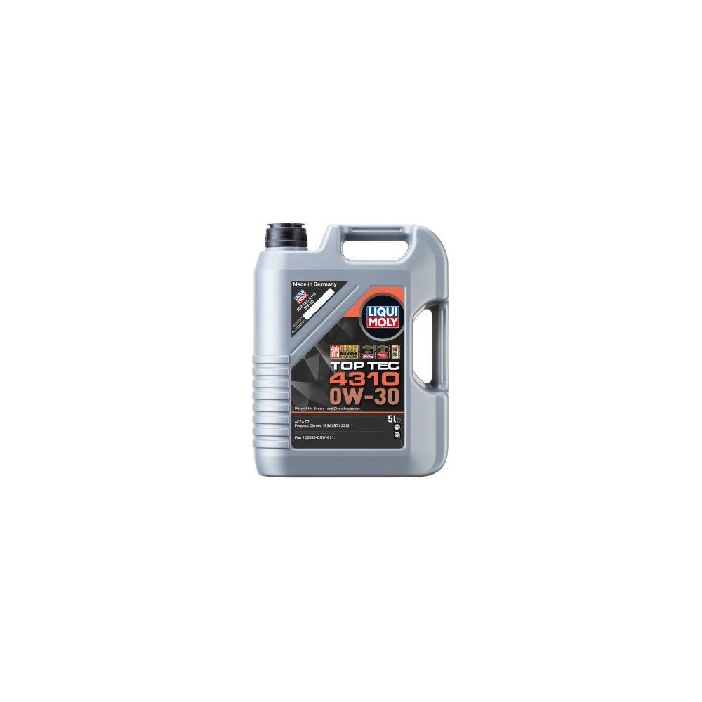 Liqui Moly 1x LM3736 5l Leichtlauf Motoröl Top Tec 4310 0W-30