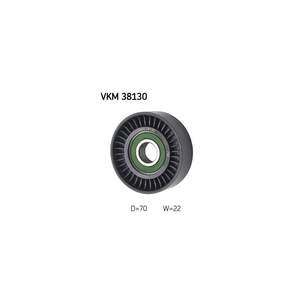 Umlenk-/Führungsrolle, Keilrippenriemen SKF VKM 38130 für MERCEDES-BENZ, links