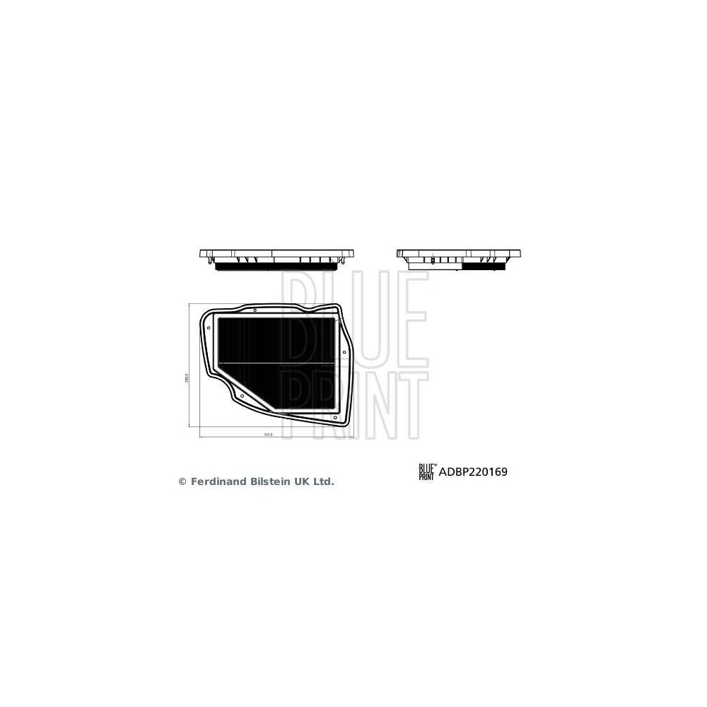 Luftfilter BLUE PRINT ADBP220169 für BMW