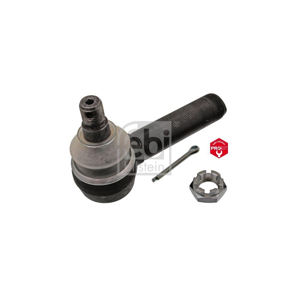 Febi Bilstein 39389 Spurstangenendstück mit Kronenmutter und Splint , 1 Stück