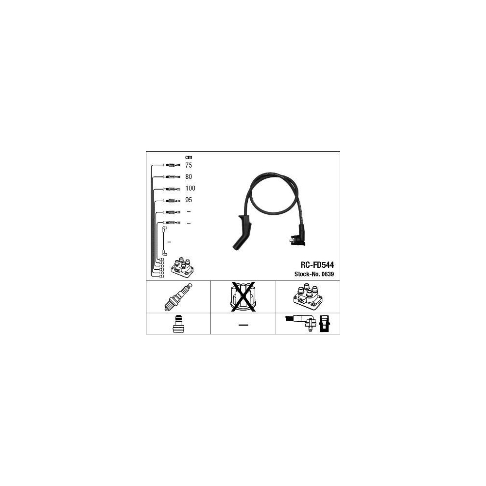 Zündleitungssatz NGK 0639