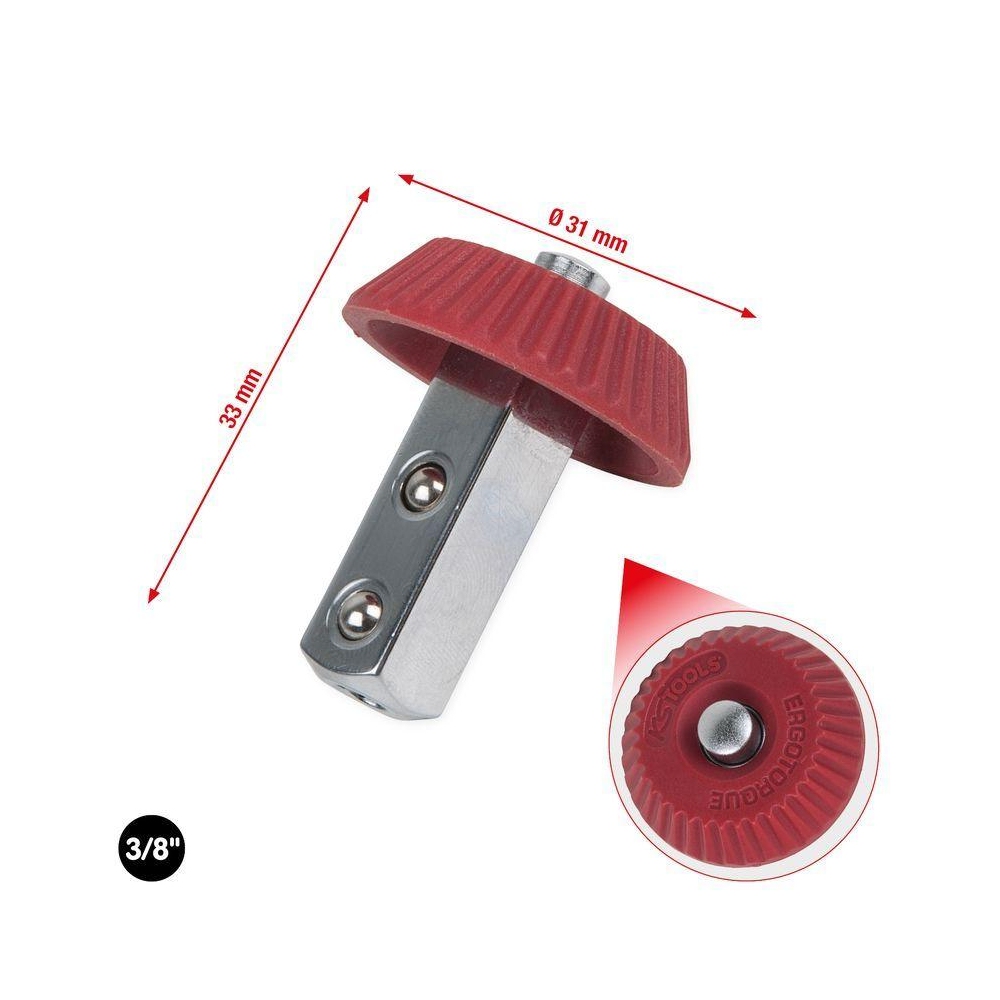 Umsteckvierkant, Drehmomentschlüssel KS TOOLS 516.1418 für