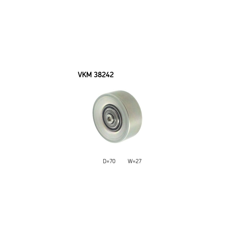 Umlenk-/Führungsrolle, Keilrippenriemen SKF VKM 38242 für BMW, mitte, rechts