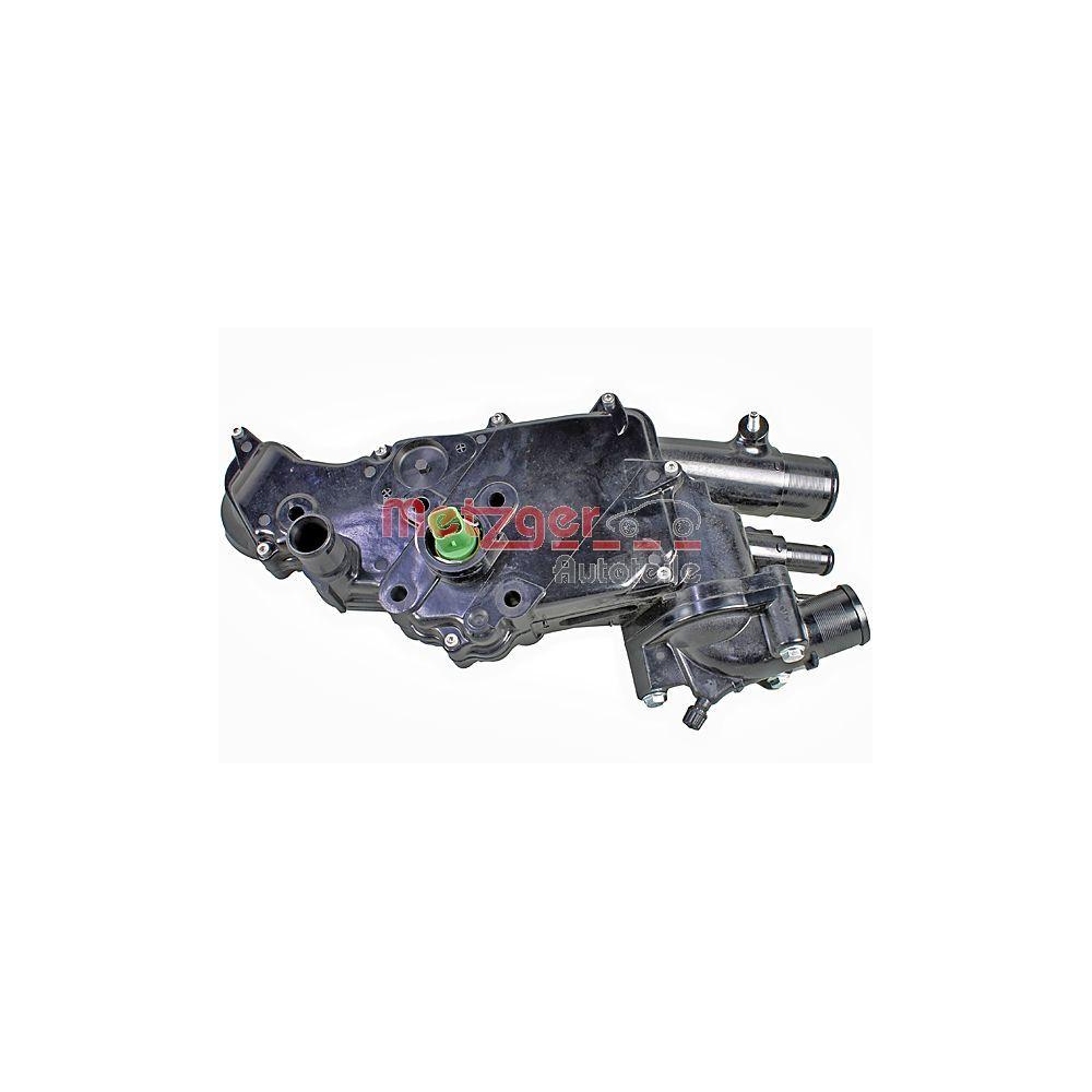 Thermostatgehäuse METZGER 4010284 für CITROËN PEUGEOT